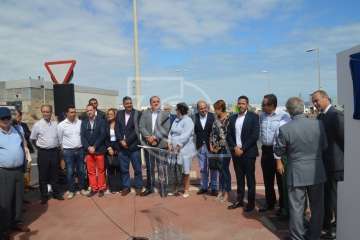 Descubrimiento de la placa de la calle que lleva el nombre de Sebastián Grisaleña (Foto TA)